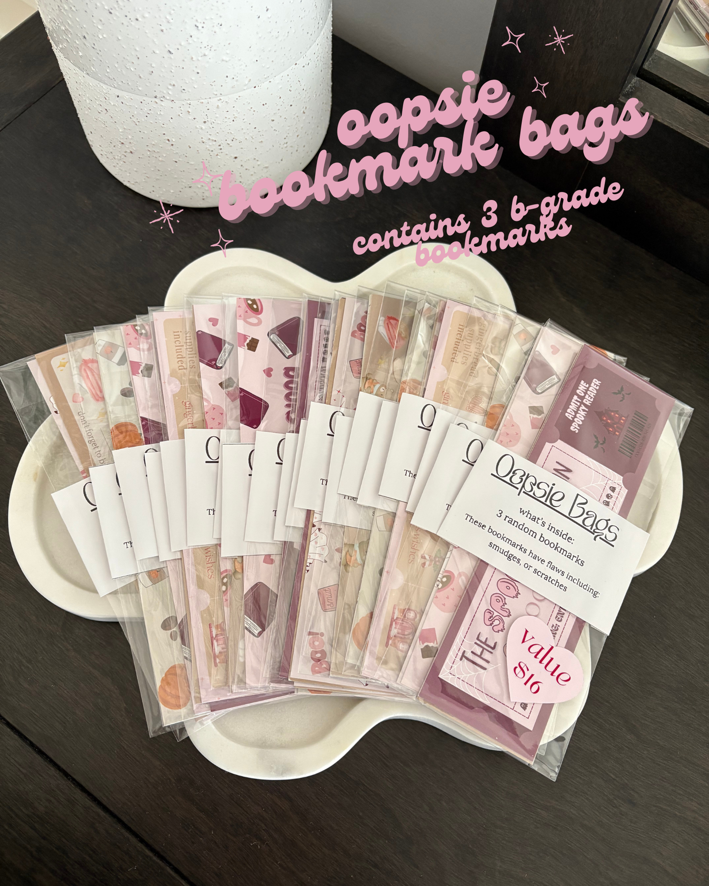Oopsie Bookmark Bag